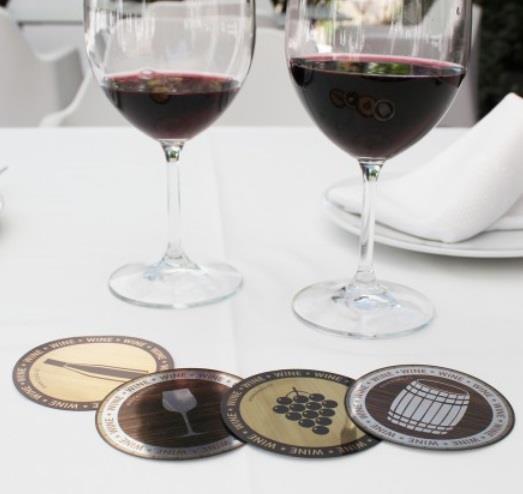 12 Láminas Antigoteo diseño Wine
