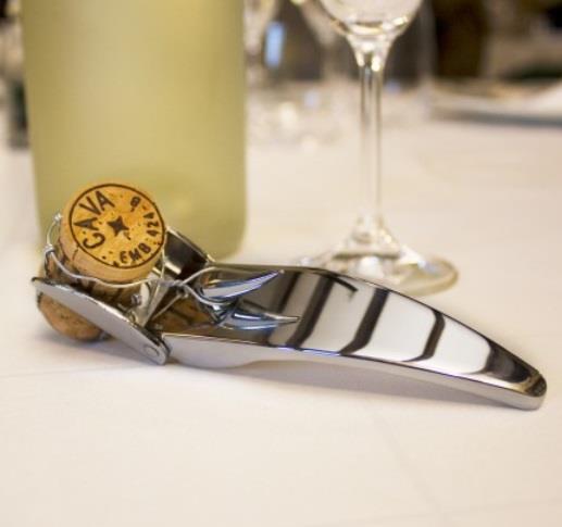 Abridor de Cava Brut - Cromado Plata