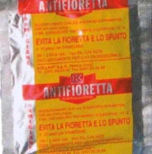 Antifioretta antiflor para vinificación.