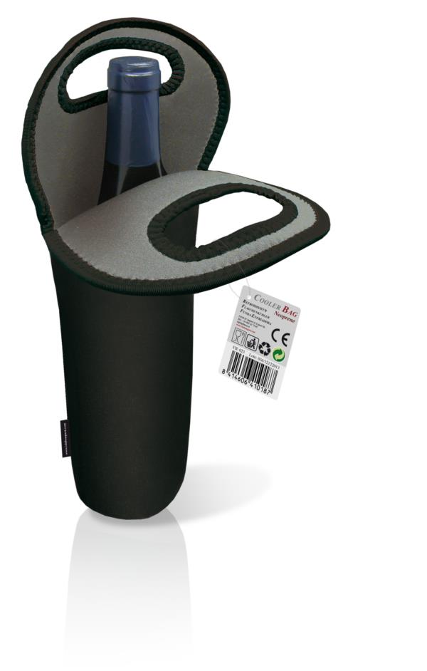 Bolsa de neopreno para transportar 1 botella de vino