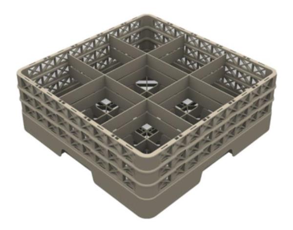 Cesta Rack para 9 copas de vino (diámetro máx.  copa 15,1 cm)