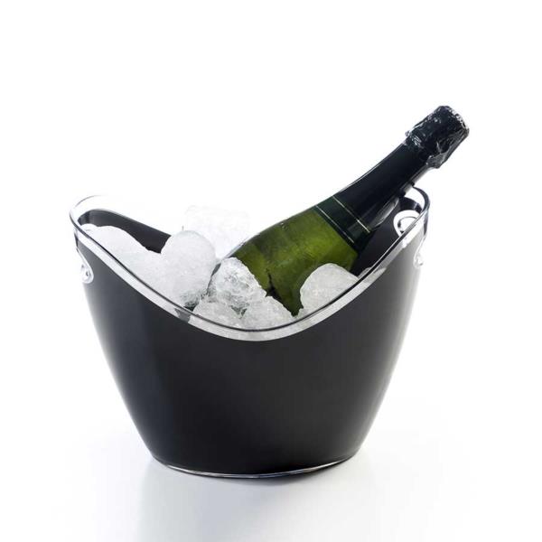 Cubitera de hielo negra - 1 Botella