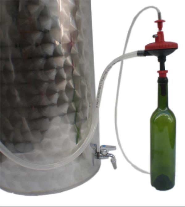 Llenadora de botellas de vino automática por gravedad