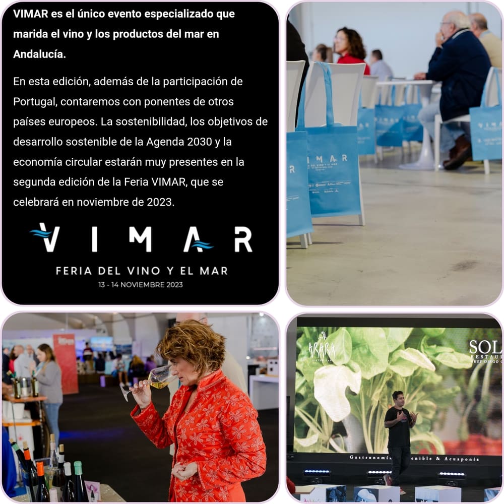 VIMAR la feria que armoniza los sabores marinos con los mejores vinos.